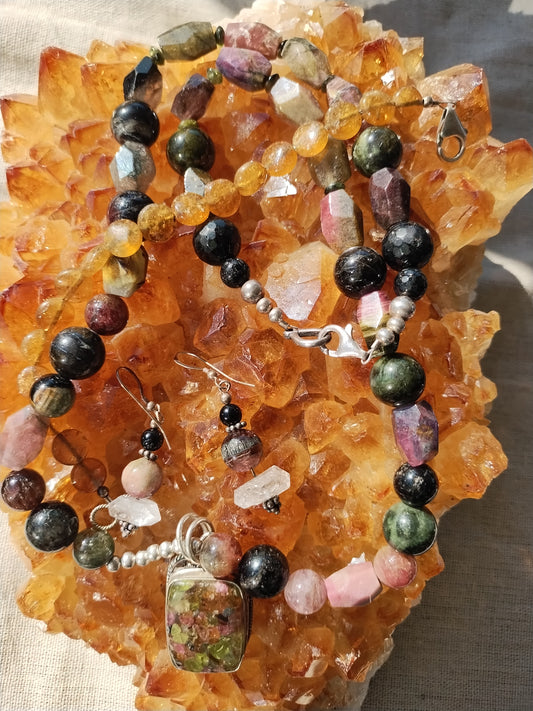 Multicolor Tourmaline Necklace